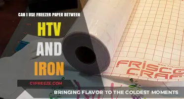 Using Freezer Paper with HTV and Iron: Tips and Tricks