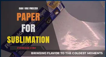Using Freezer Paper for Sublimation: Tips, Tricks, and Best Practices