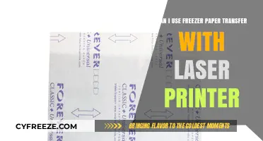 Using Freezer Paper Transfers with Laser Printers: A Comprehensive Guide