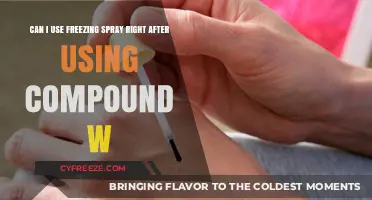 Using Freezing Spray After Compound W: Safe or Risky?