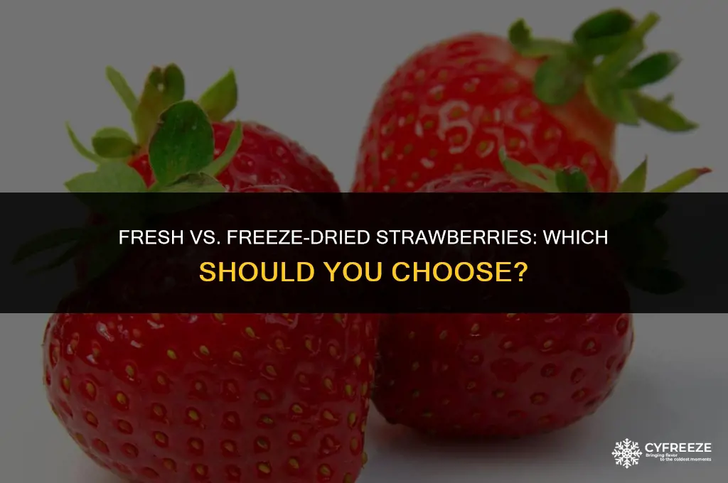 can i use fresh strawberries instead of freeze dried