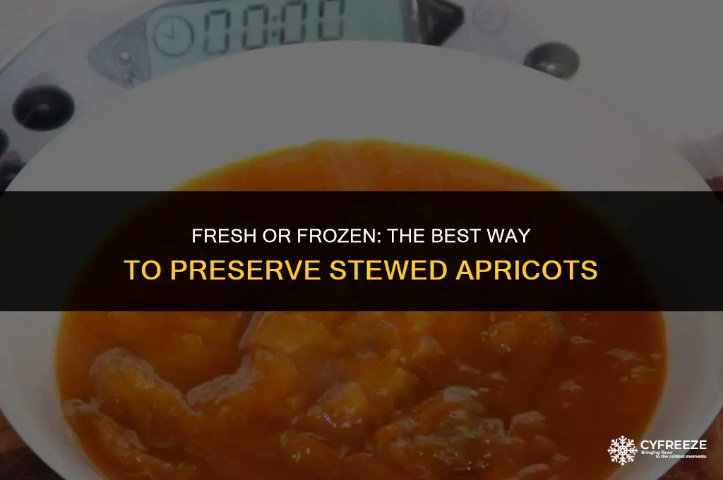 can i use fruit fresh when freezing stewed apricots