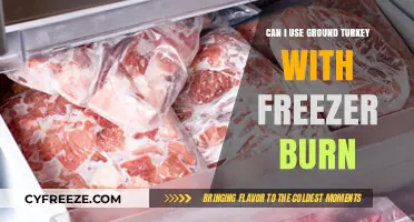 Can You Safely Cook Ground Turkey with Freezer Burn?