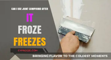 Using Frozen Joint Compound: Risks, Fixes, and Best Practices Explained