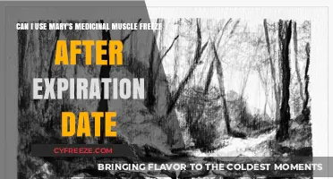 Is Mary's Medicinal Muscle Freeze Safe After Expiration Date?