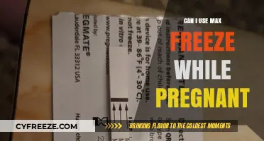 Is Max Freeze Safe for Pregnant Women? Expert Advice