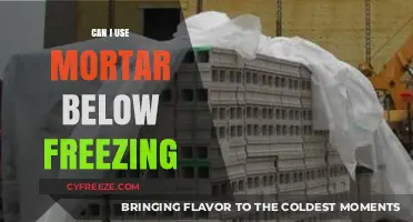 Using Mortar in Freezing Temperatures: Risks and Best Practices