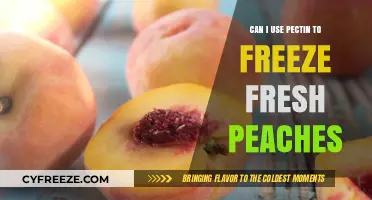 Pectin Power: Freezing Fresh Peaches for Year-Round Delight