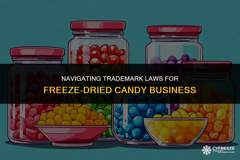can i use trademarked names on my freeze dried candy