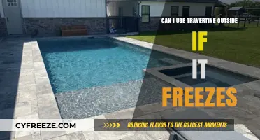 Using Travertine Outdoors in Freezing Temperatures: What You Need to Know