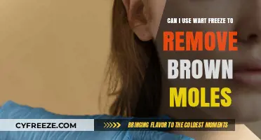 Using Wart Freeze for Brown Mole Removal: Safe or Risky?
