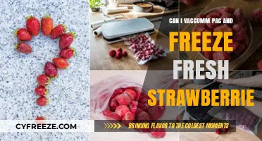 Preserving Freshness: Can You Vacuum Seal and Freeze Strawberries?