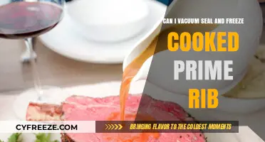Preserving Perfection: Can You Vacuum Seal and Freeze Cooked Prime Rib?