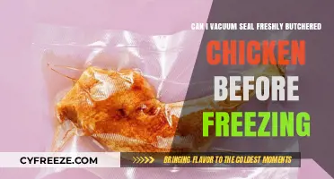 Freshly Butchered Chicken: The Ultimate Guide to Vacuum Sealing Before Freezing