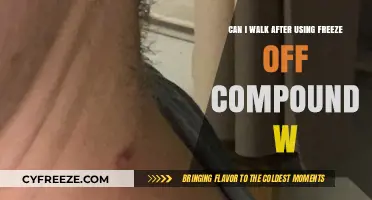 Walking Post-Freeze Off Compound W: Safety Tips and Recovery Guide
