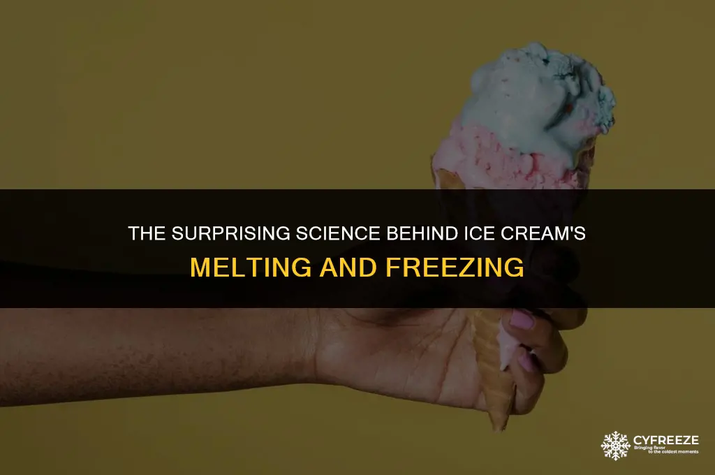 can ice cream freeze after melting