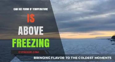 Above Freezing Yet Icy: Exploring How Ice Forms in Warmer Temperatures