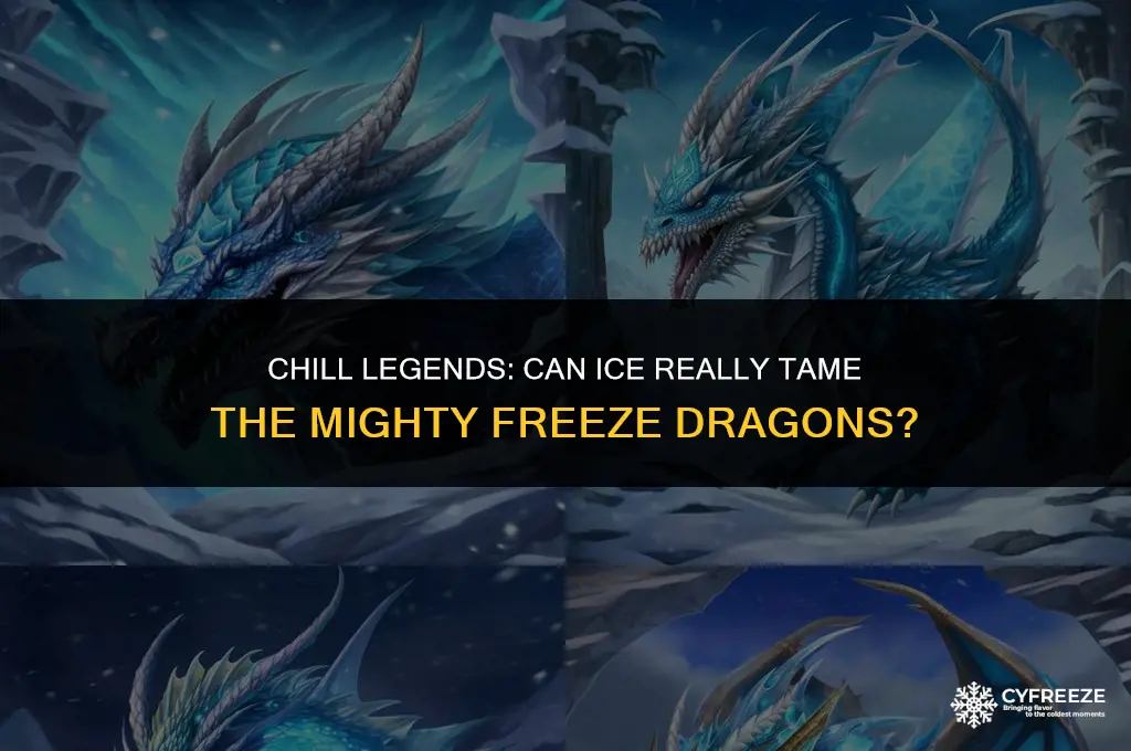 can ice form shout freeze dragons