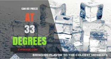 Chilling Truth: Can Ice Really Freeze at 33 Degrees?