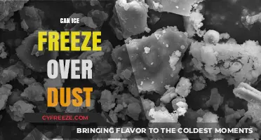 Can Ice Freeze Over Dust: Exploring the Science Behind Frozen Particles