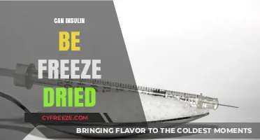 Exploring the Possibilities: Can Insulin Be Freeze-Dried?