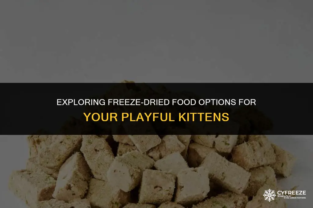 can kittens eat freeze dried food