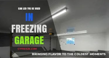 Using LED TVs in Freezing Garages: Risks, Tips, and Best Practices