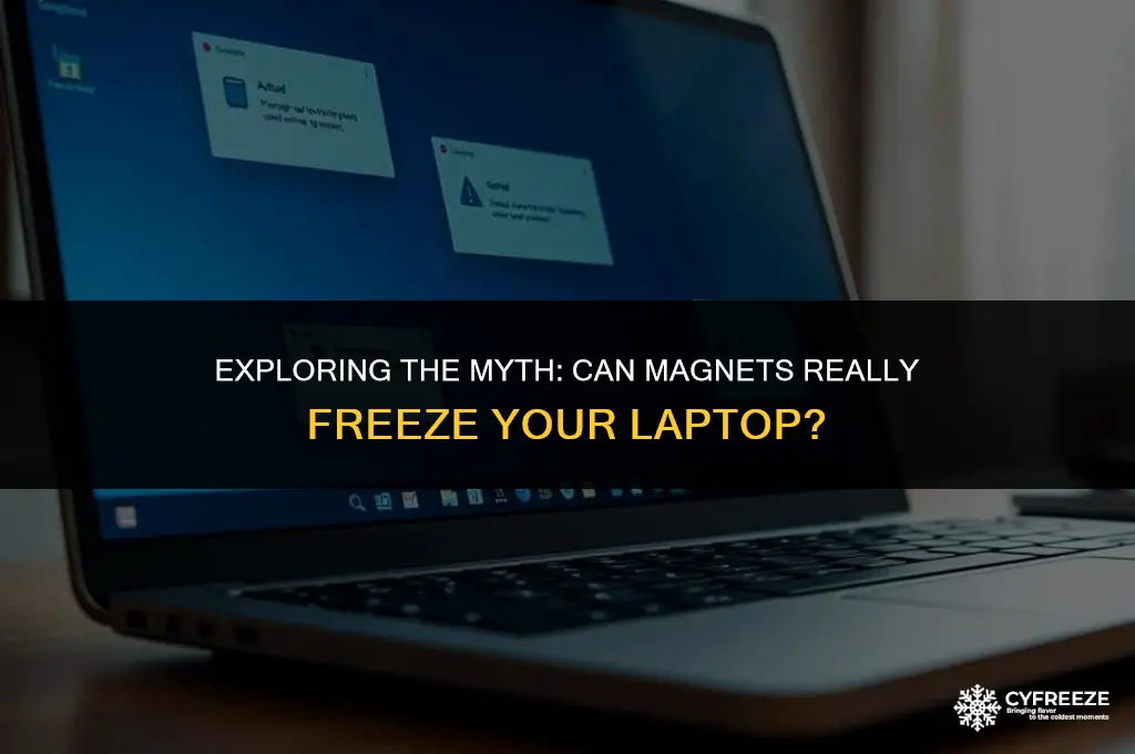 can magnet make laptop freeze