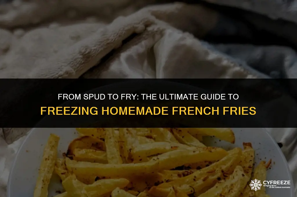 can make and freeze french fries from fresh potatoes