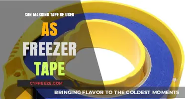 Using Masking Tape in the Freezer: Safe Alternative or Risky Choice?