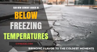 Can Freshly Poured Cement Crack in Freezing Temperatures?