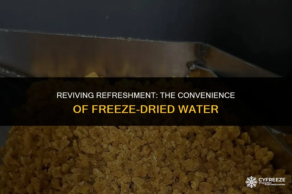 can of freeze dried water