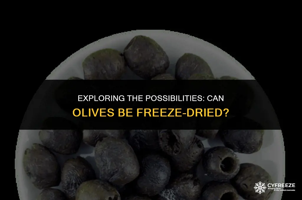 can olives be freeze dried