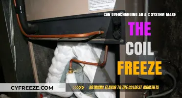 Can Overcharging an AC System Make the Coil Freeze?