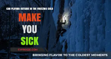 Chilly Play: Does Freezing Fun Lead to Sickness?