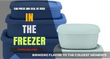 Can Press and Seal Containers Safely Store Food in the Freezer?