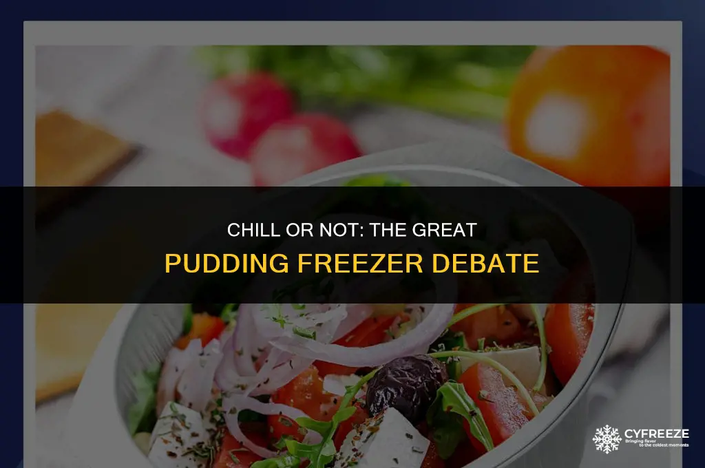can puddingbe put in the freezer