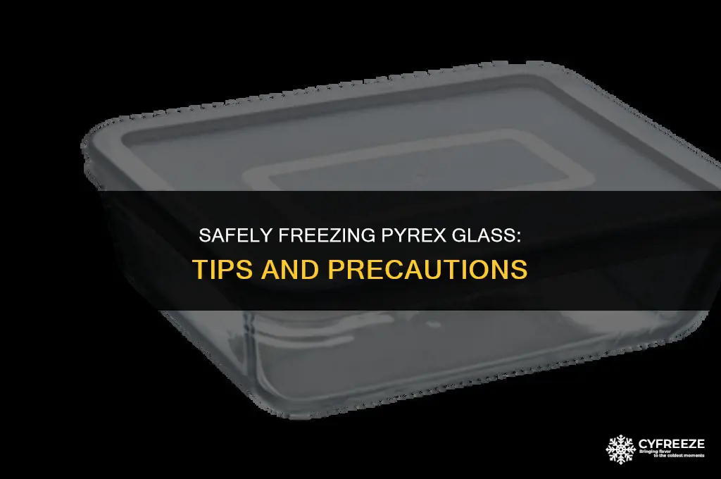 can pyrex glass be put in the freezer