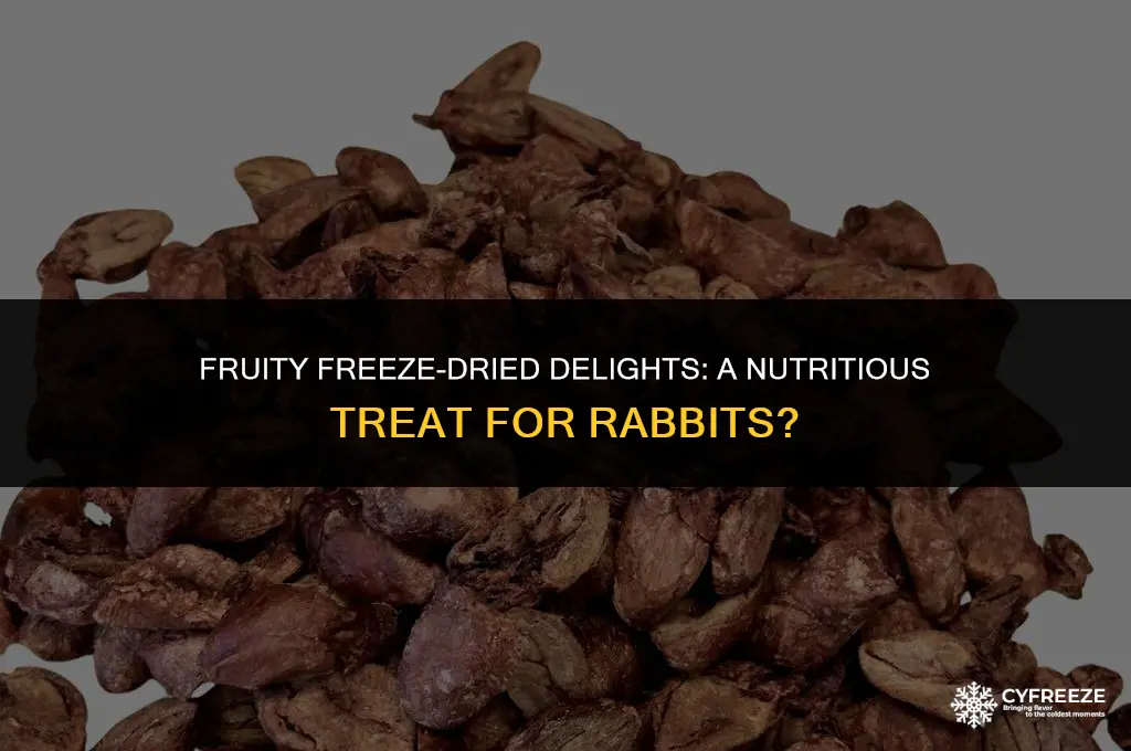 can rabbits eat freeze dried fruit
