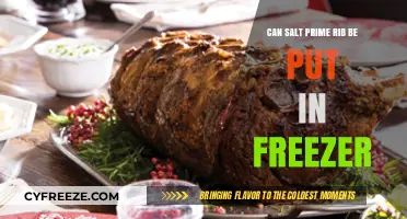 Freezing Salt Prime Rib: A Guide to Proper Storage and Thawing