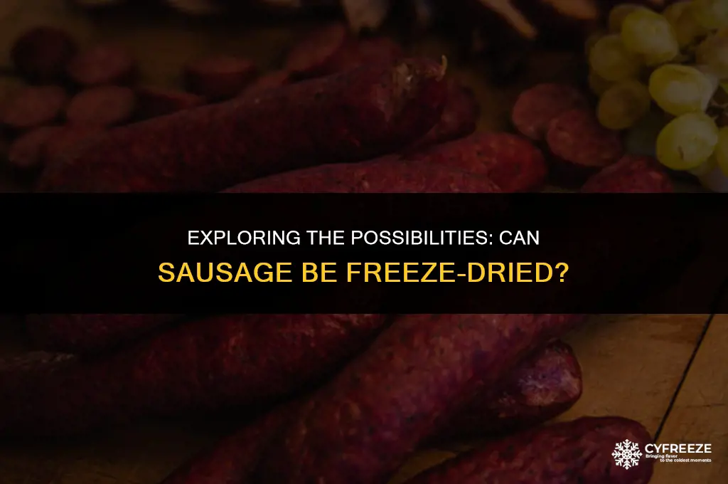 can sausage be freeze dried