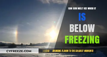 Chilling Science: Can the Sun's Rays Melt Ice Below Freezing?