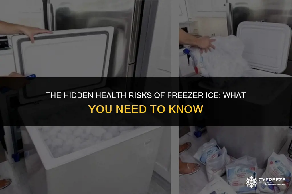 can the ice on freezer make you sick