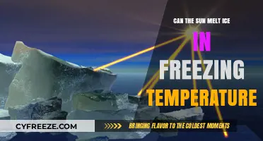 Sun's Power: Melting Ice in Freezing Temps – Fact or Fiction?