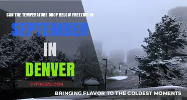 Denver's September Chill: Can Temperatures Drop Below Freezing?