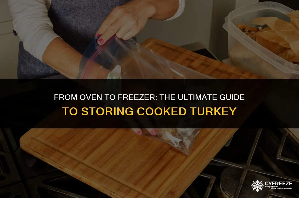 can tou freeze cooked turkey