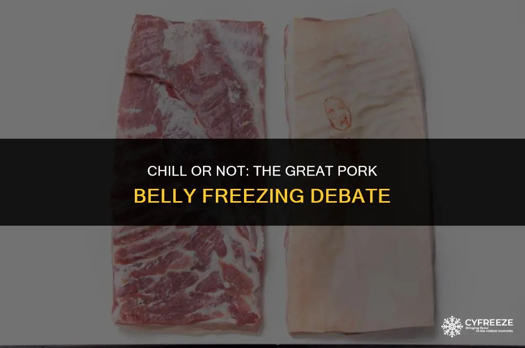 can toy freeze cooked pork belly