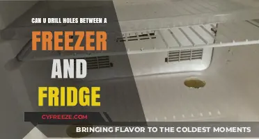 Drilling Holes Between Your Freezer and Fridge: A DIY Guide