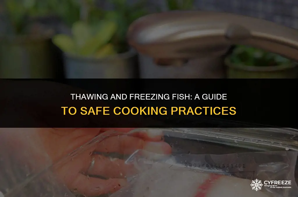 can u freeze and unfreeze fish and then cook it