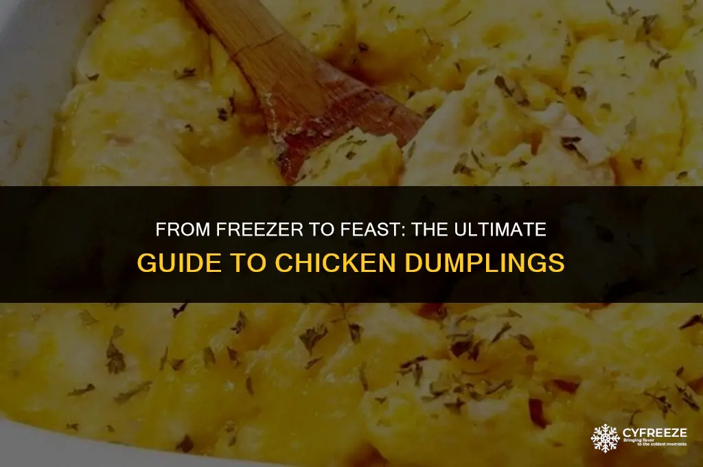 can u freeze chicken dump ings